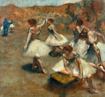 Edgar Degas Painting - rehearse outside Edgar Degas